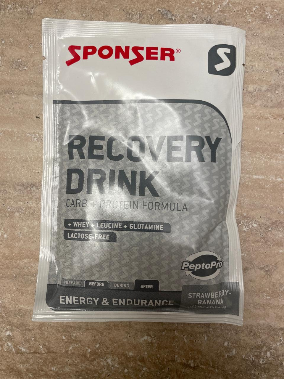 Fotografie - Recovery drink Sponser