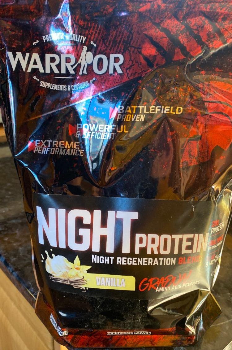 Fotografie - Night Protein Vanilla Warrior