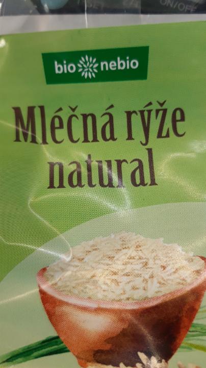 Fotografie - BIO Nebio mliečna ryža natural