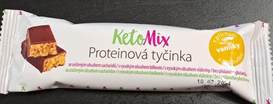 Fotografie - Protein bar with Vanilla flavour KetoMix