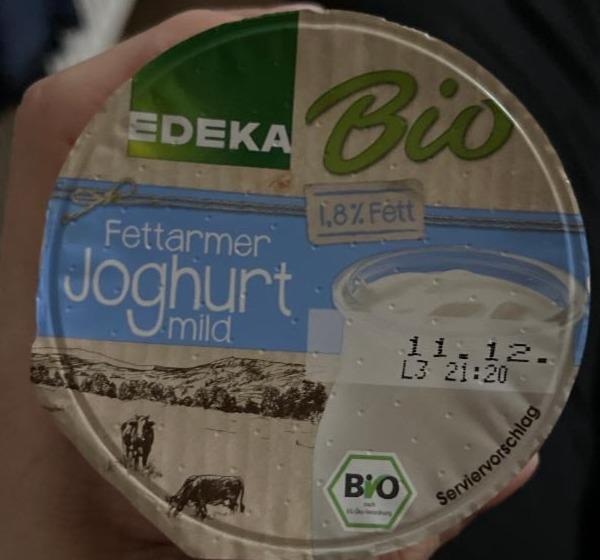 Fotografie - Fettarmer Joghurt mild 1,8% fett Edeka Bio