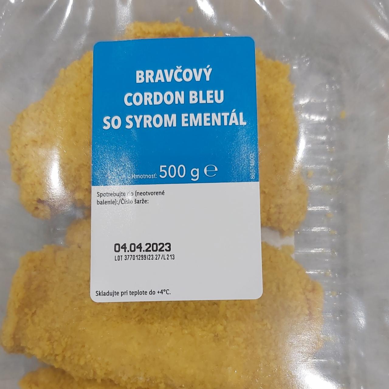 Fotografie - Bravčový cordon bleu so syrom ementál Mäsiarova čerstvá porcia