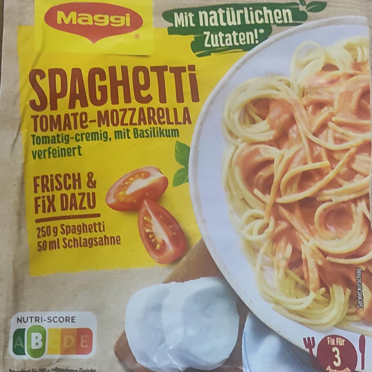 Fotografie - Spaghetti Tomate-Mozzarella Fix Maggi
