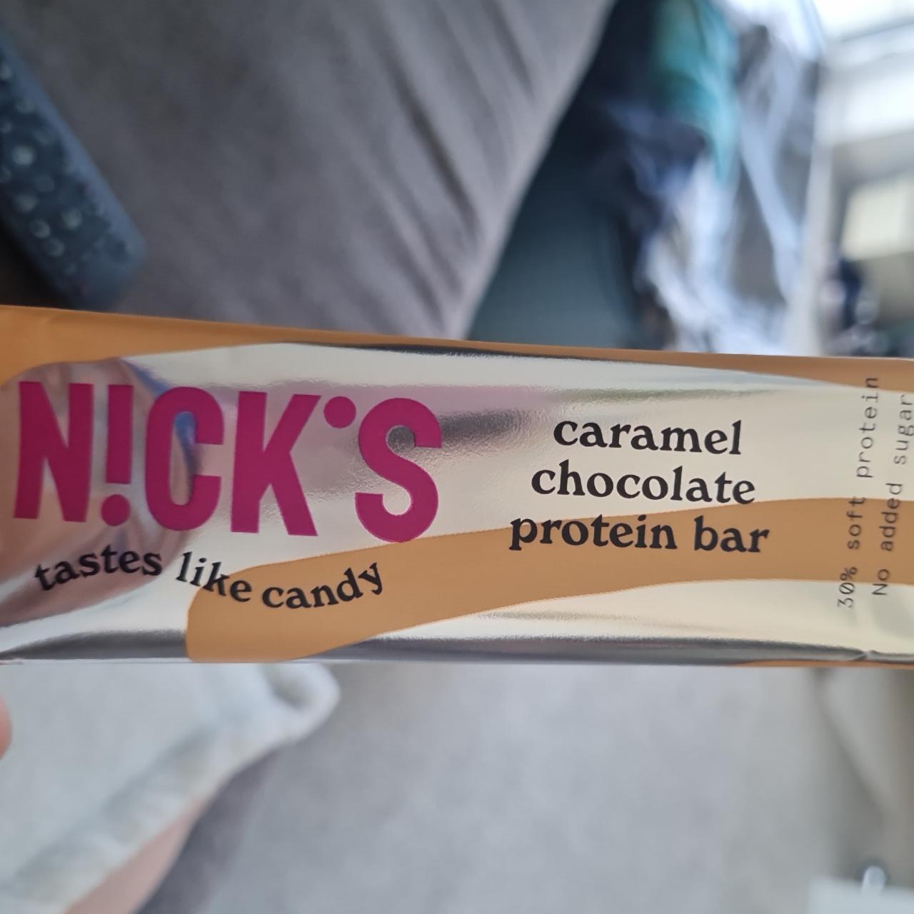 Fotografie - Caramel chocolate protein bar N!ck's