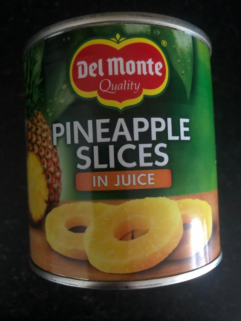 Fotografie - pineapple slices in juice del monte
