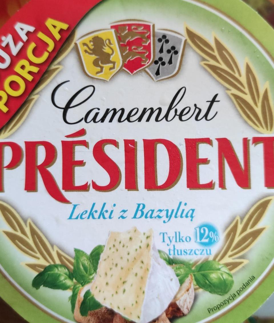 Fotografie - Camembert lekki z bazylia President