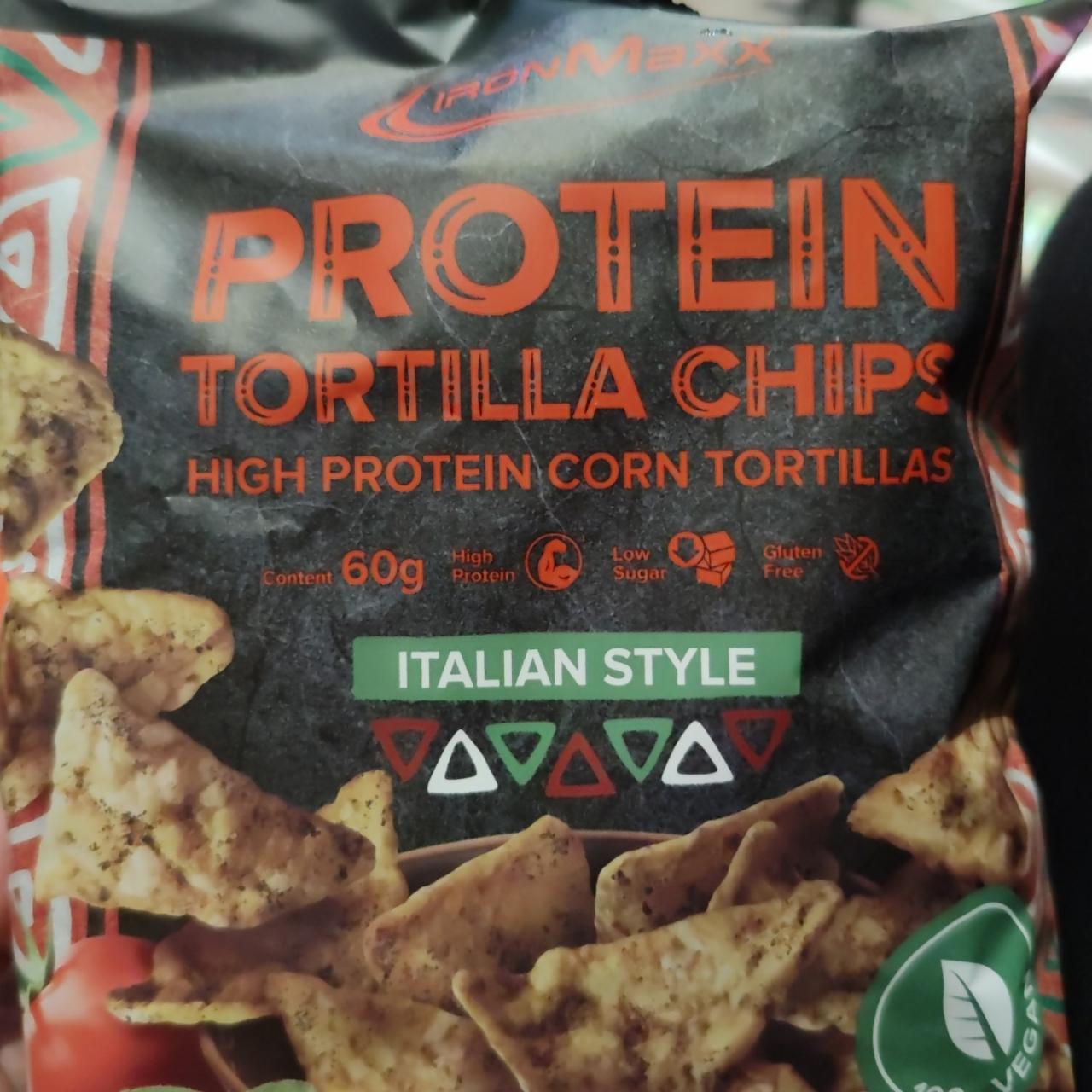 Fotografie - Protein Tortilla Chips Italian Style IronMaxx