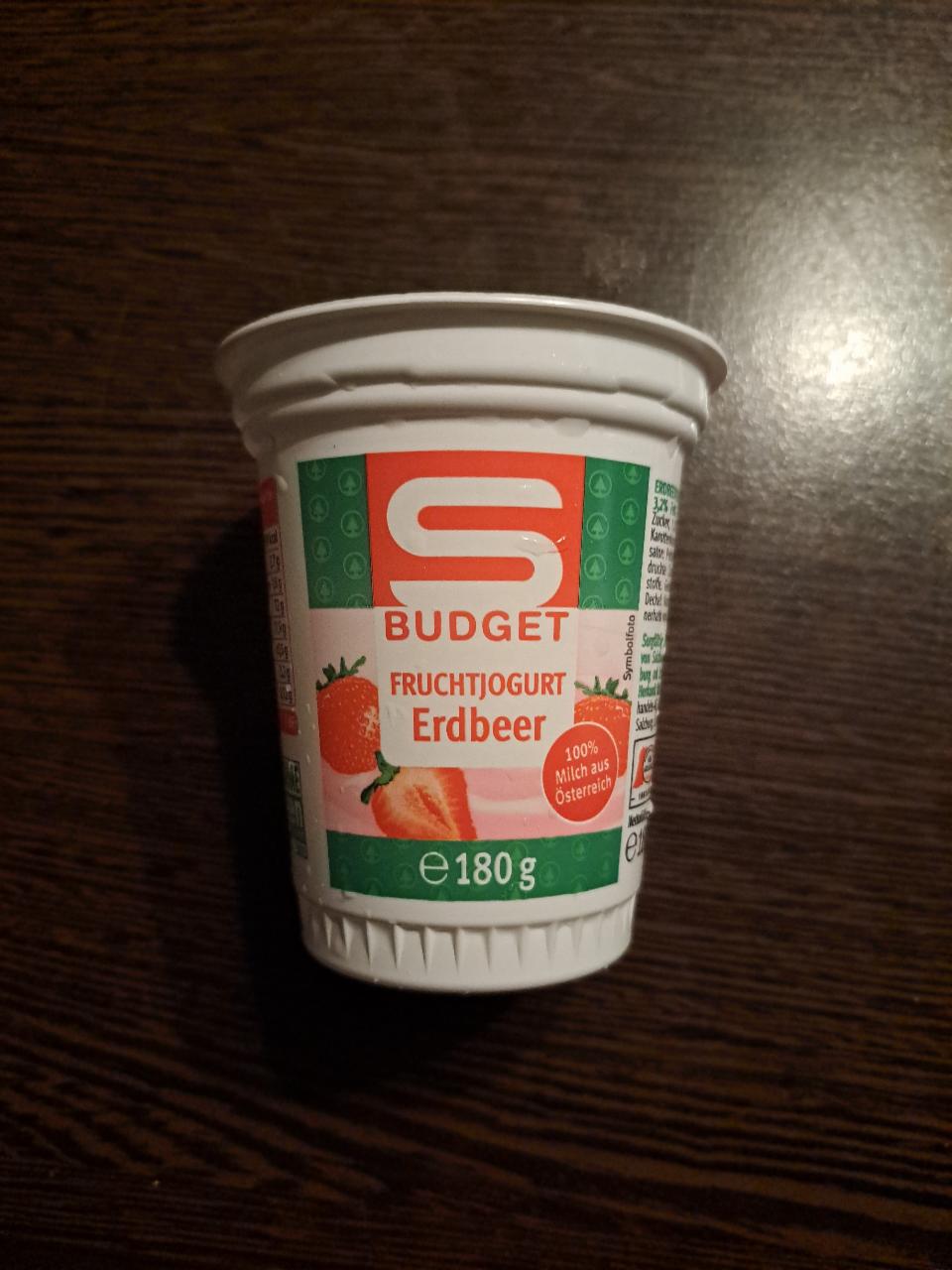 Fotografie - Fruchtjogurt Erdbeer S Budget