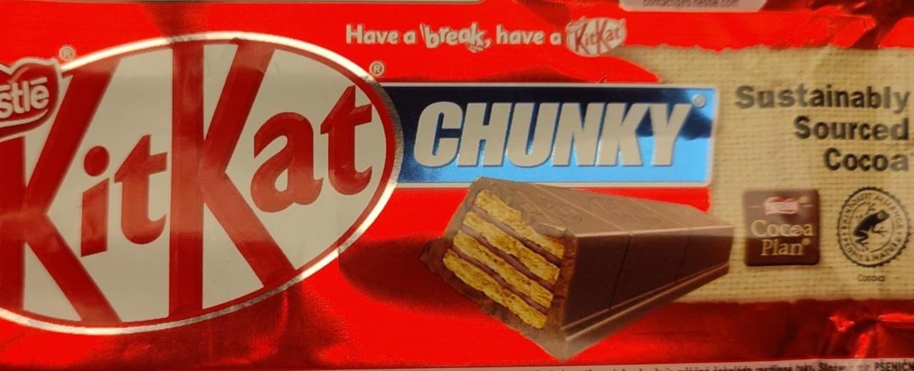 Fotografie - KitKat Chunky Nestlé
