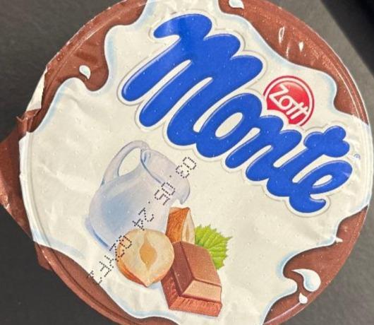 Fotografie - Monte mliečny dezert čokoláda a oriešky