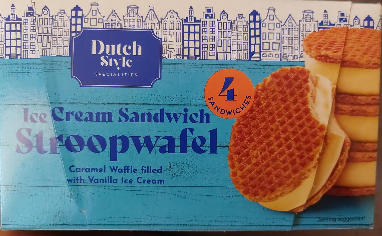 Fotografie - ice cream sandwich stroopwafel