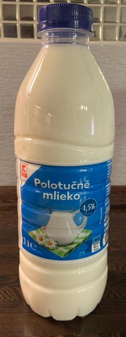 Fotografie - Polotučné mlieko 1,5% tuku K-Classic