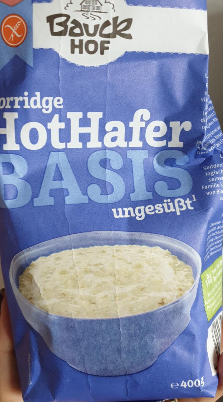 Fotografie - porridge hotHafer basis ungesüßt