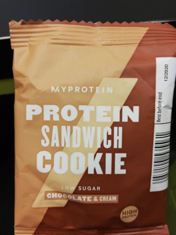 Fotografie - Protein sendwich cookie