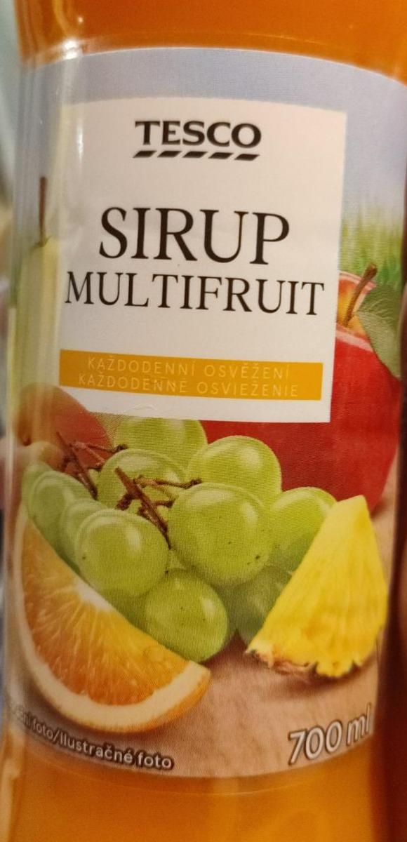 Fotografie - Tesco Sirup Multifruit