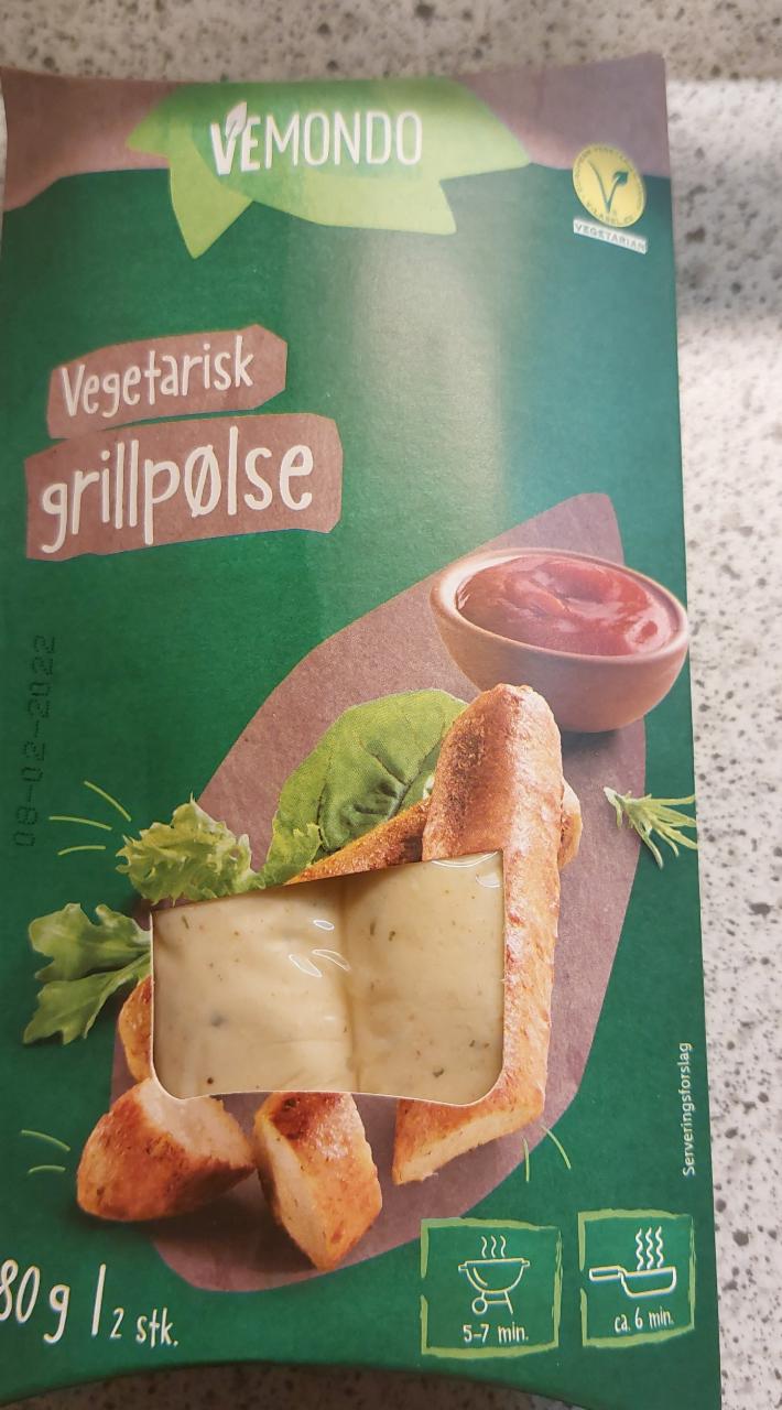 Fotografie - Vegetarisk grillpølse Vemondo