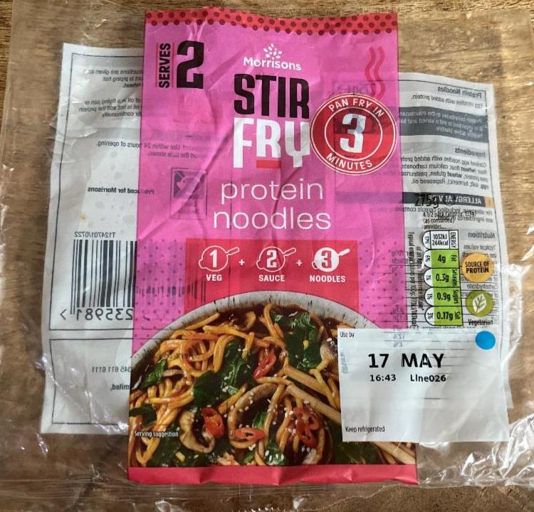 Fotografie - Stir Fry protein noodles Morrisons