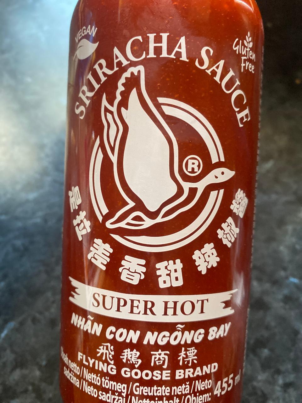 Fotografie - Sriracha Sauce Super Hot Flying goose brand