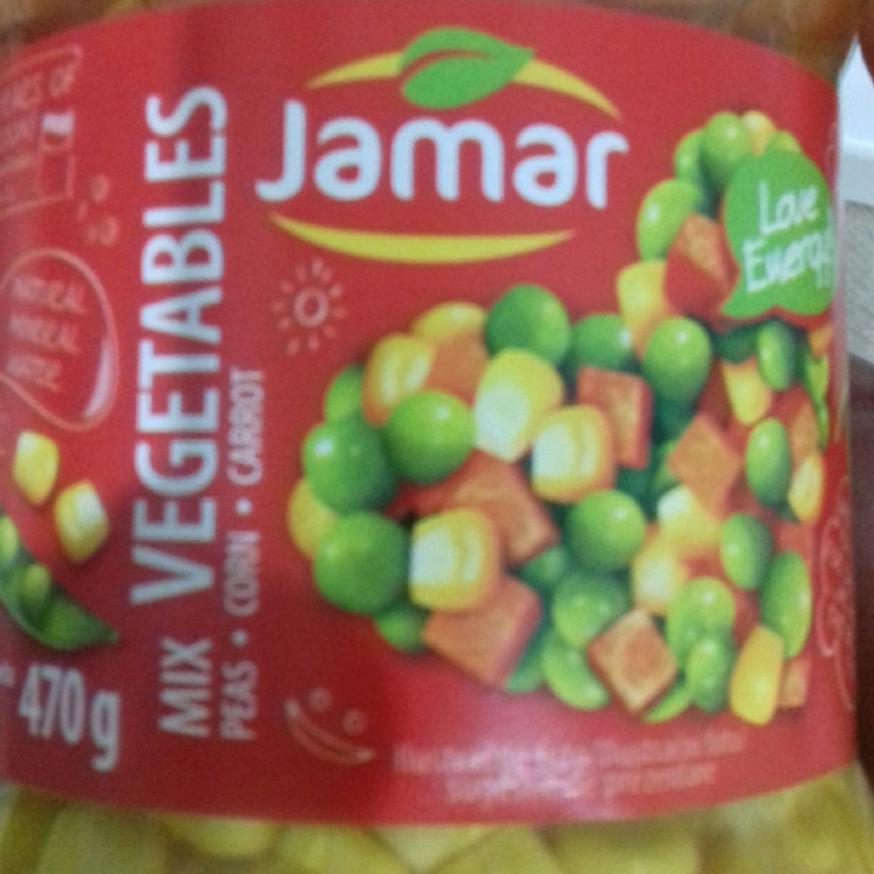 Fotografie - Mix Vegetables Peas Corn Carrot Jamar