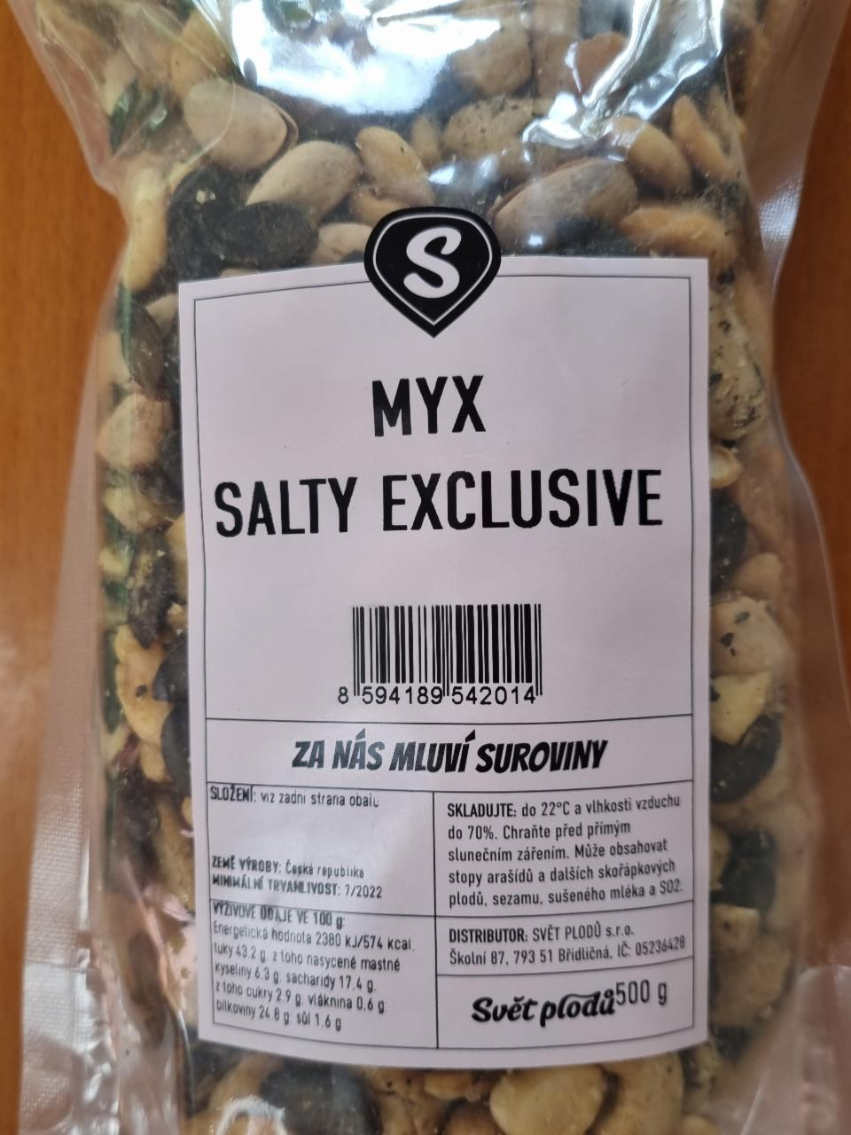 Fotografie - MYX salty exclusive