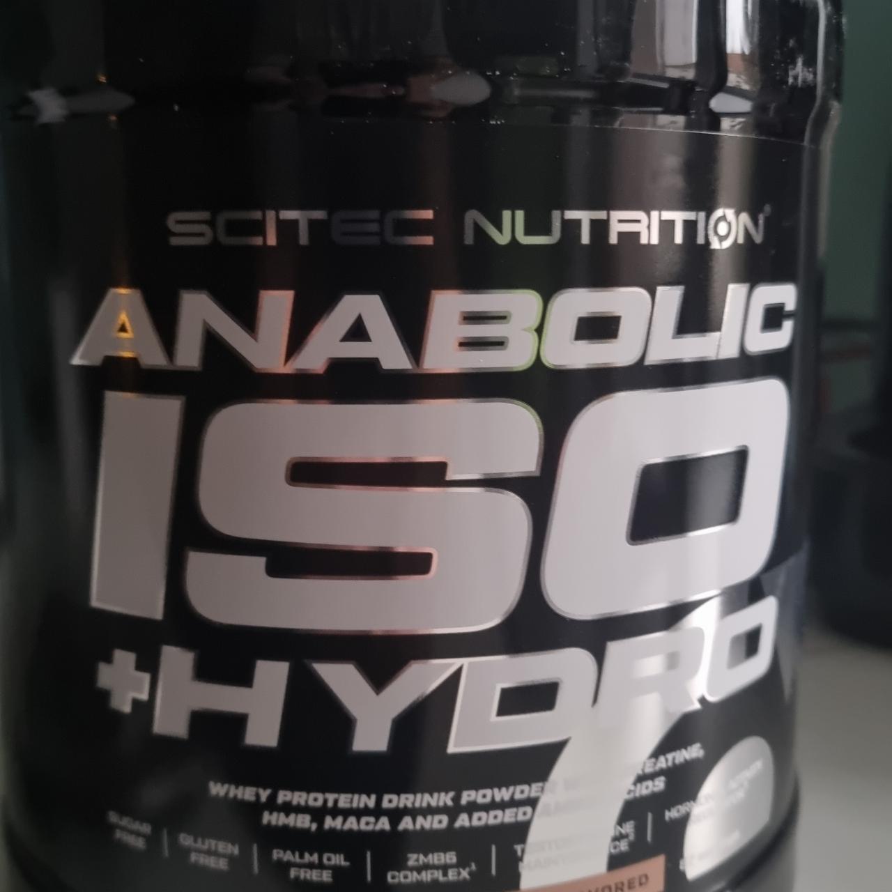 Fotografie - Anabolic Iso + Hydro Cookies and cream Scitec Nutrition