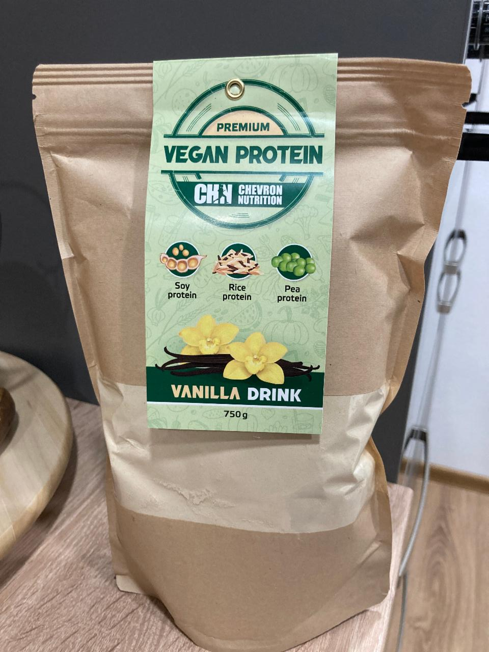 Fotografie - Premium vegan protein Vanilla drink CHN