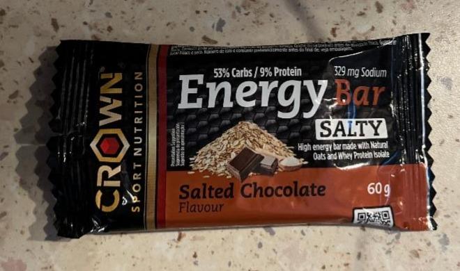 Fotografie - Energy Bar Salty Salted Chocolate Flavour Crown