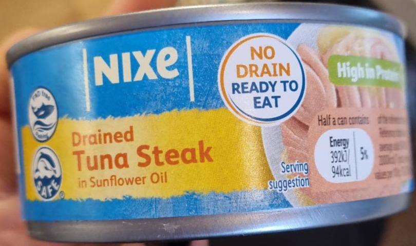 Fotografie - Drained Tuna Steak in Sunflower Oil Nixe