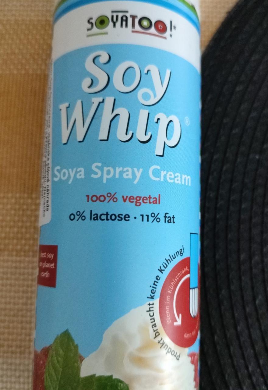Fotografie - soy whip soya spray cream