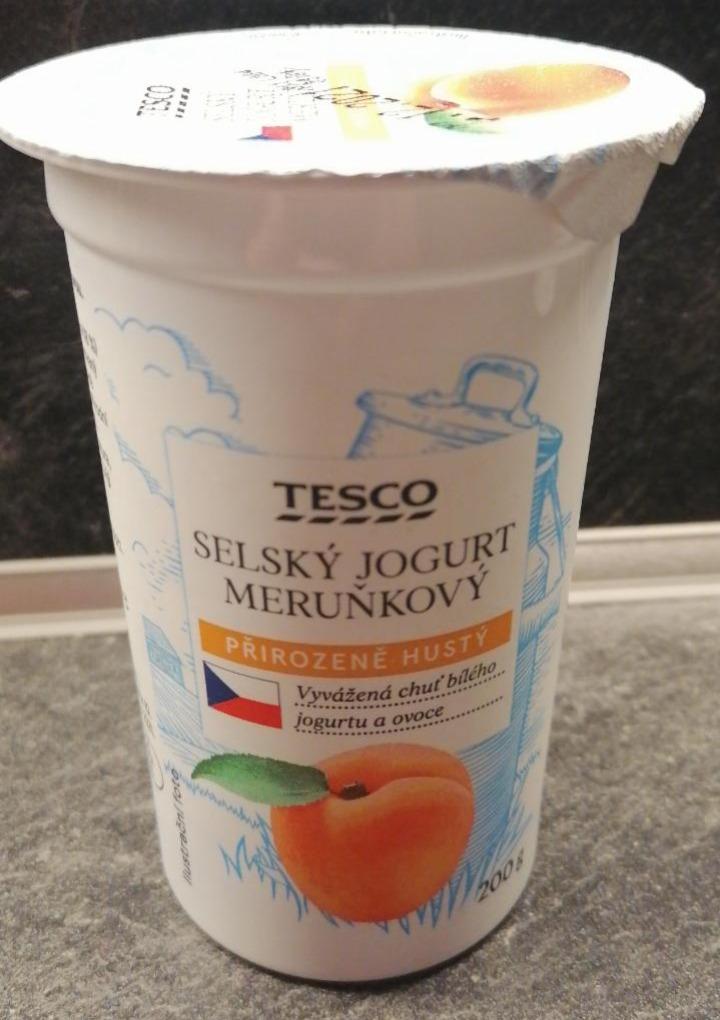 Fotografie - Selský jogurt meruňkový Tesco
