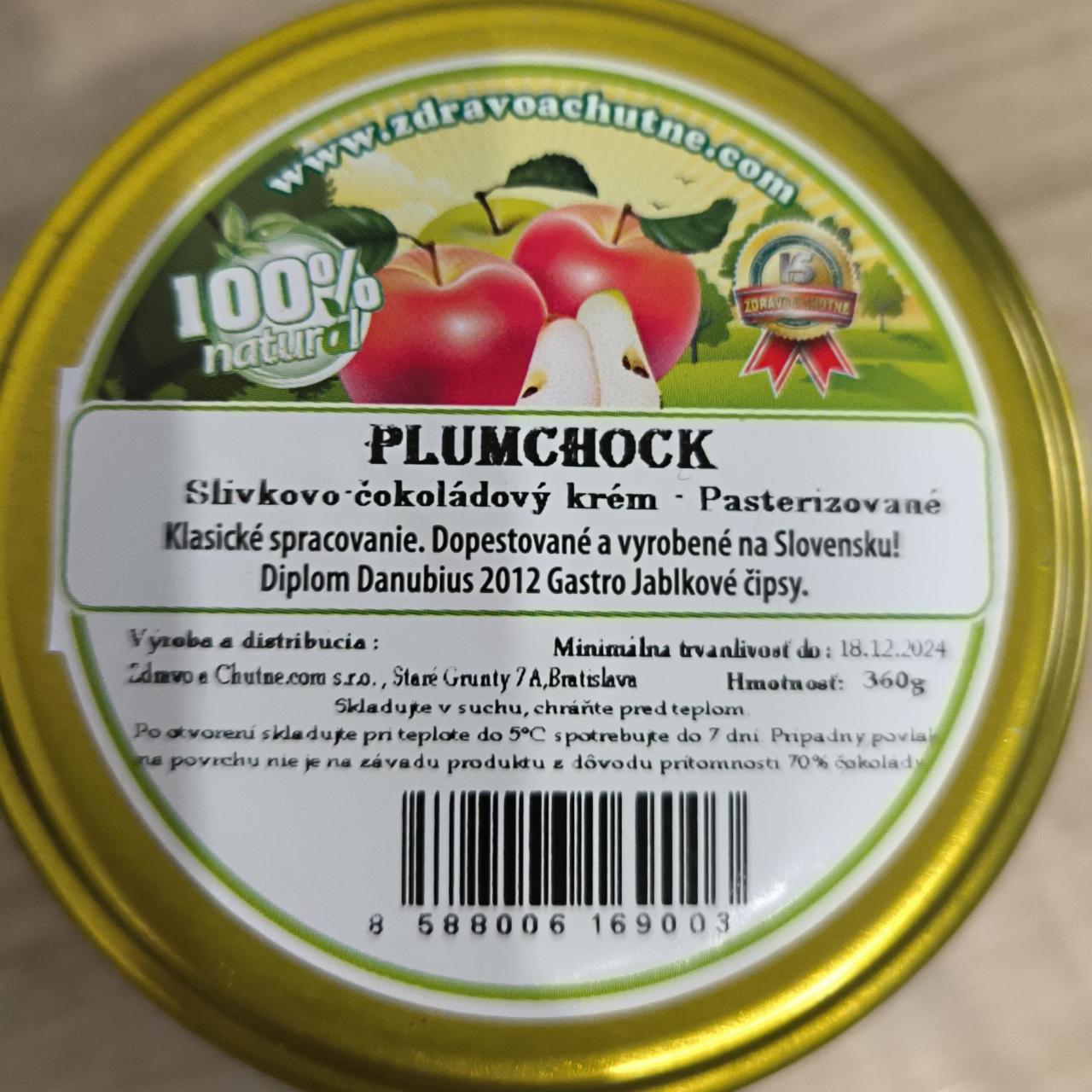 Fotografie - Plumchock Slivkovo-čokoládový krém zdravo a chutne