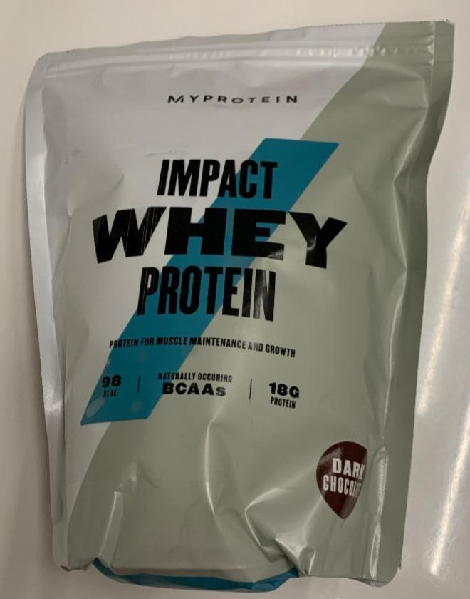 Fotografie - Impact whey protein Dark chocolate Myprotein