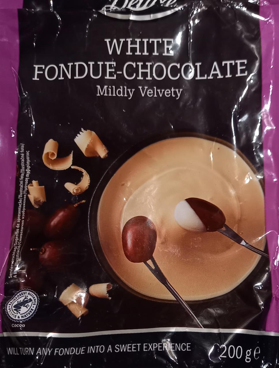 Fotografie - White Fondue-Chocolate Mildly Velvety Deluxe