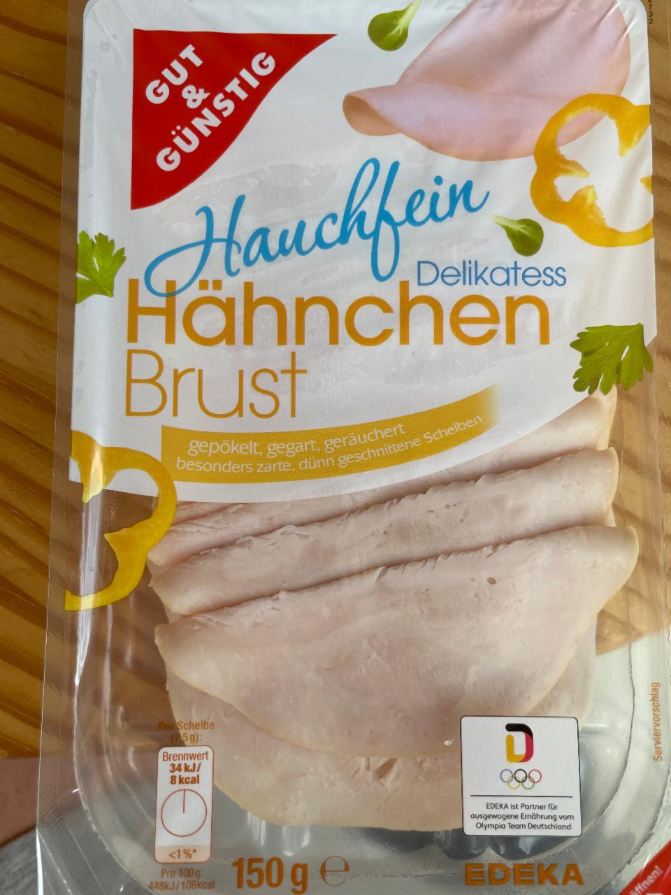 Fotografie - Hauchfein delikatess Hähnchen brust Edeka