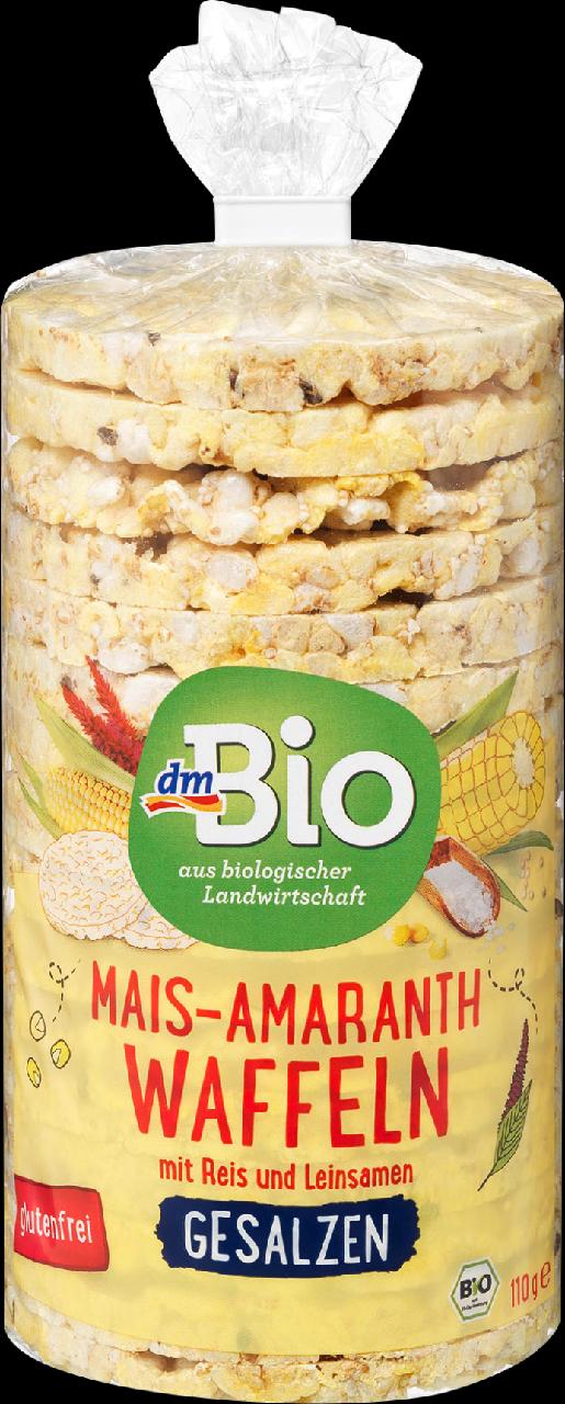 Fotografie - Kukurično-amarantové chlebíčky s ryžou a ľanovými semiačkami BIO