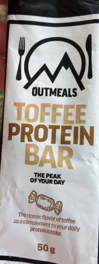 Fotografie - Toffee protein bar Outmeals