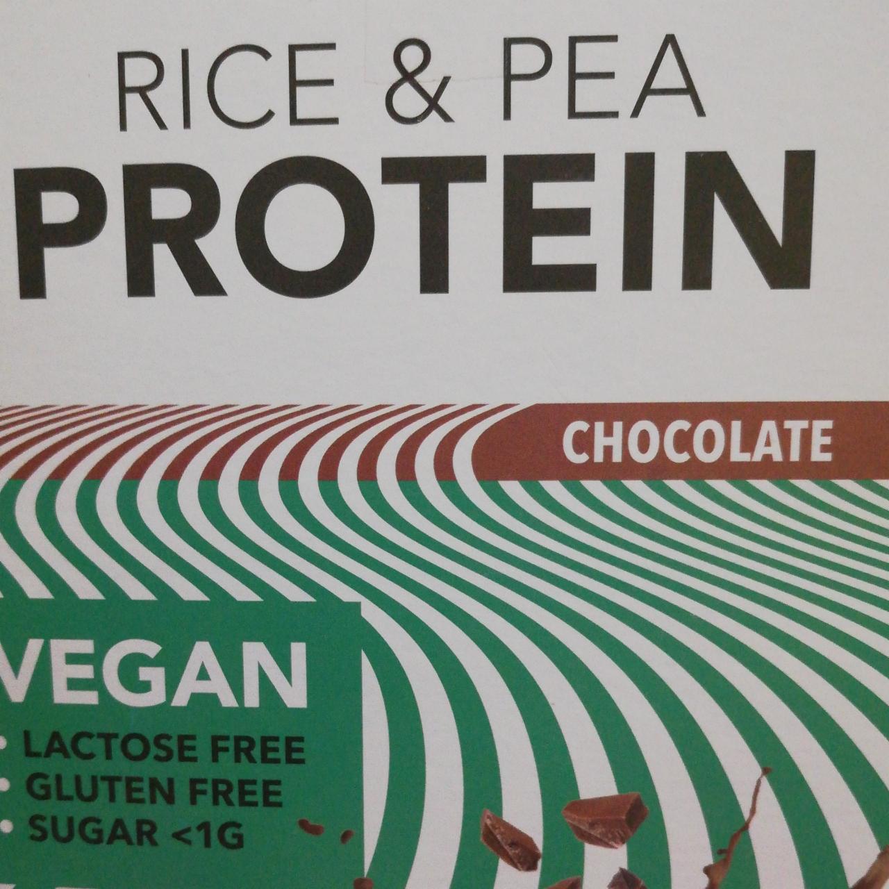 Fotografie - Rice & Pea protein chocolate vegan AbsoRice