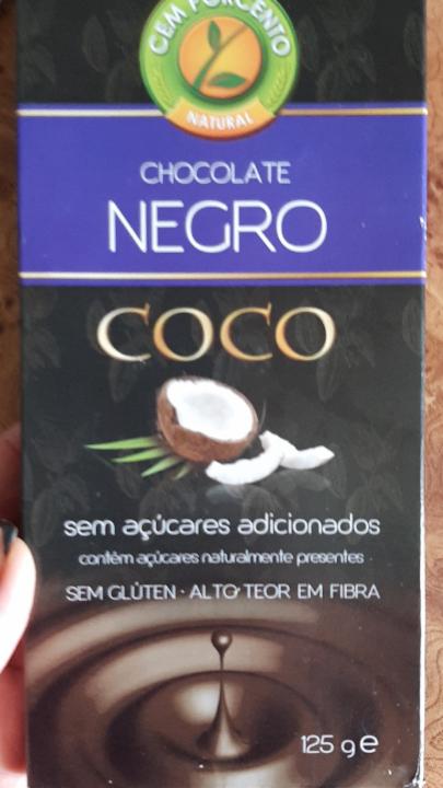 Fotografie - Chocolate negro coco Cem Porcento