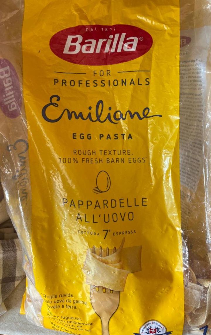 Fotografie - Emiliane Egg Pasta Pappardelle Barilla