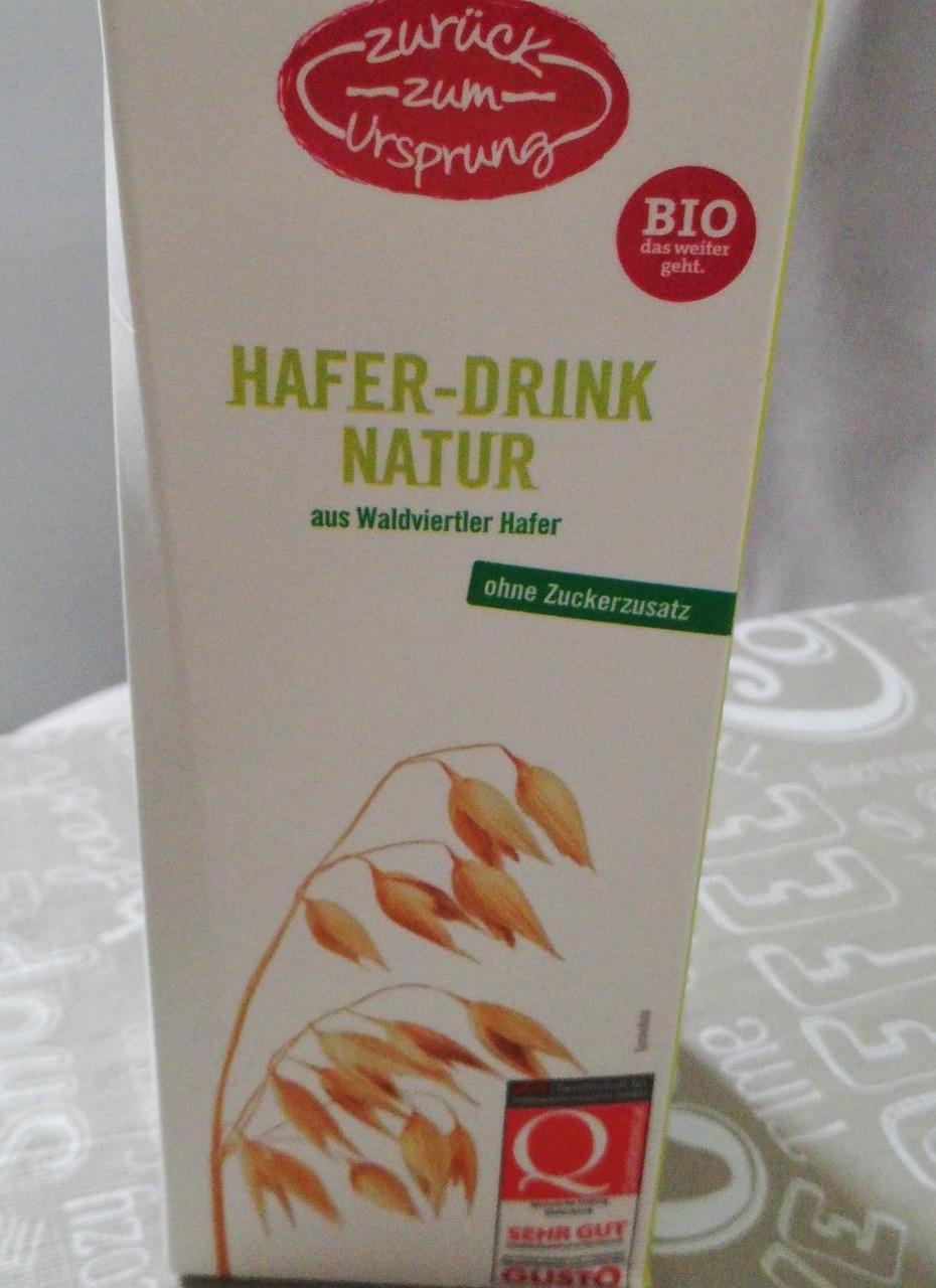 Fotografie - Hafer-drink natur Zurück zum Ursprung