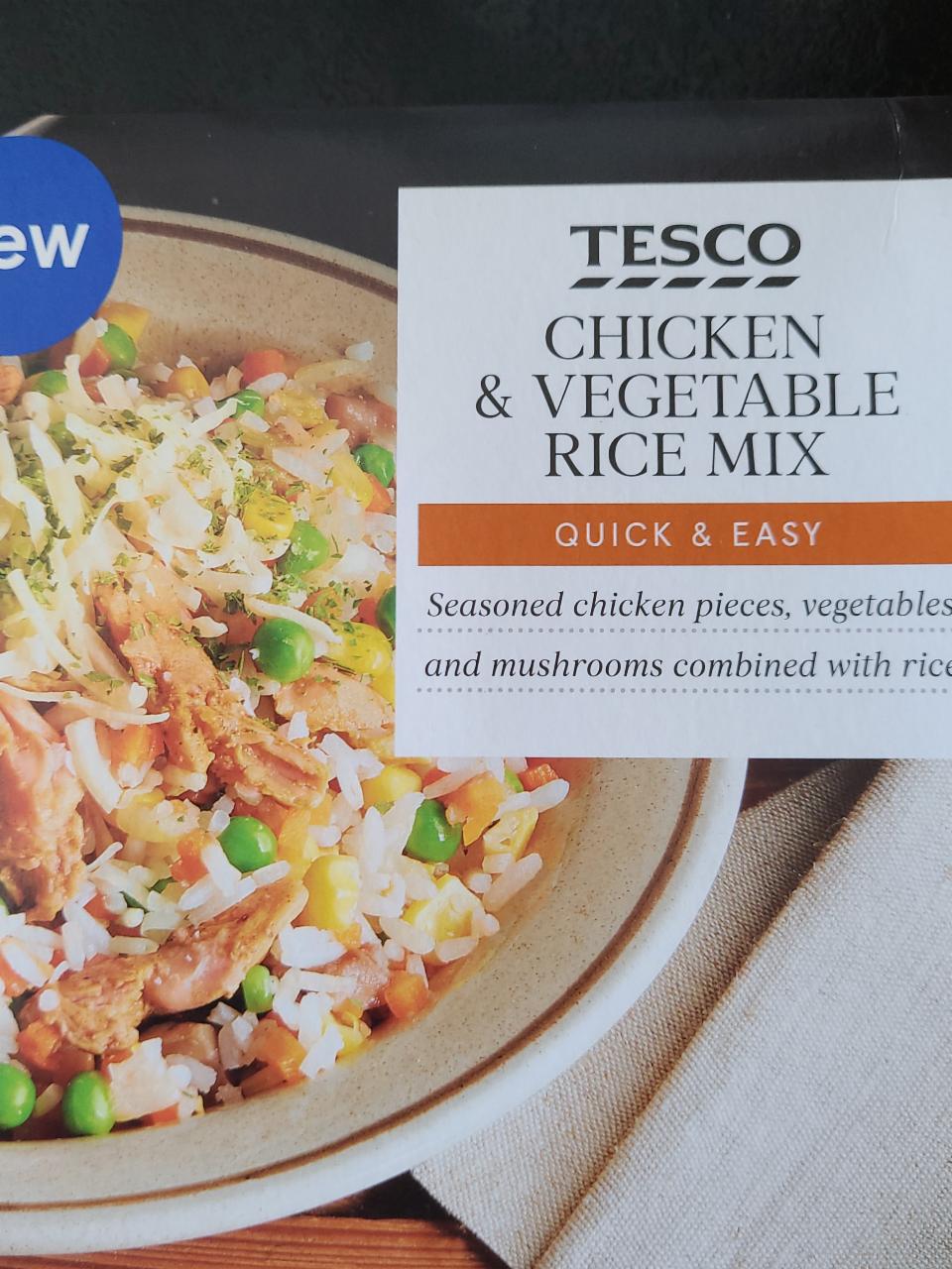 Fotografie - Chicken & vegetable rice mix Tesco