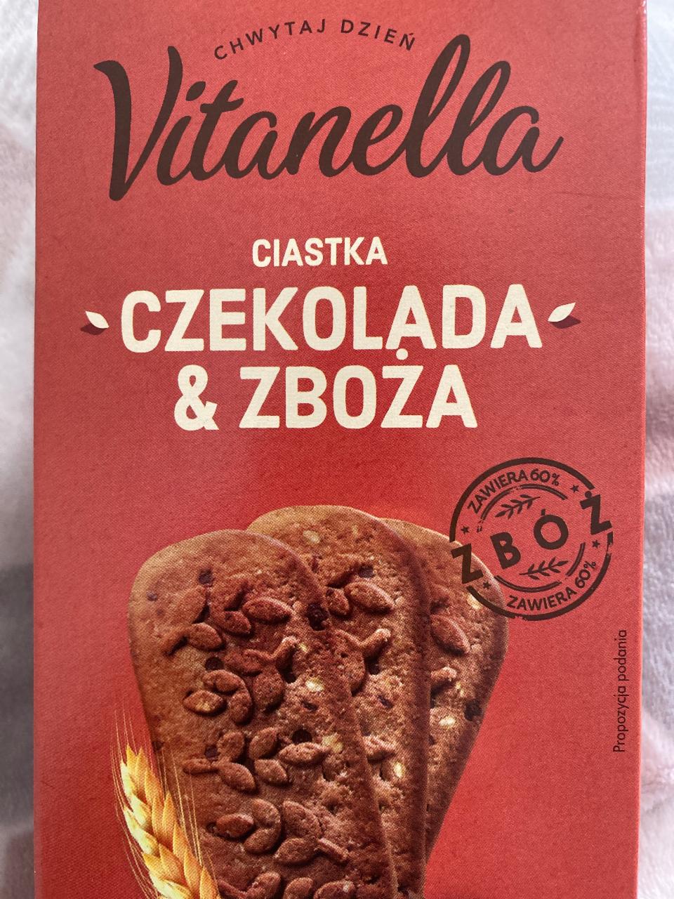 Fotografie - Ciastka czekolada i zboża Vitanella