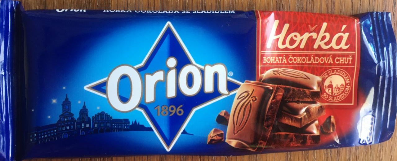 Fotografie - Orion hořká čokoláda se sladidlem