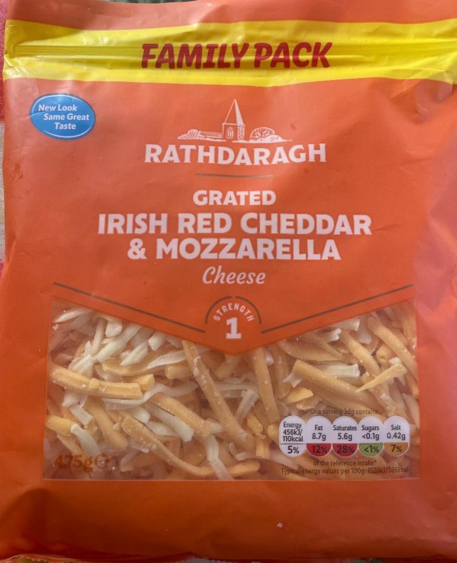 Fotografie - Grated Irish Red Cheddar & Mozzarella Cheese Rathdaragh