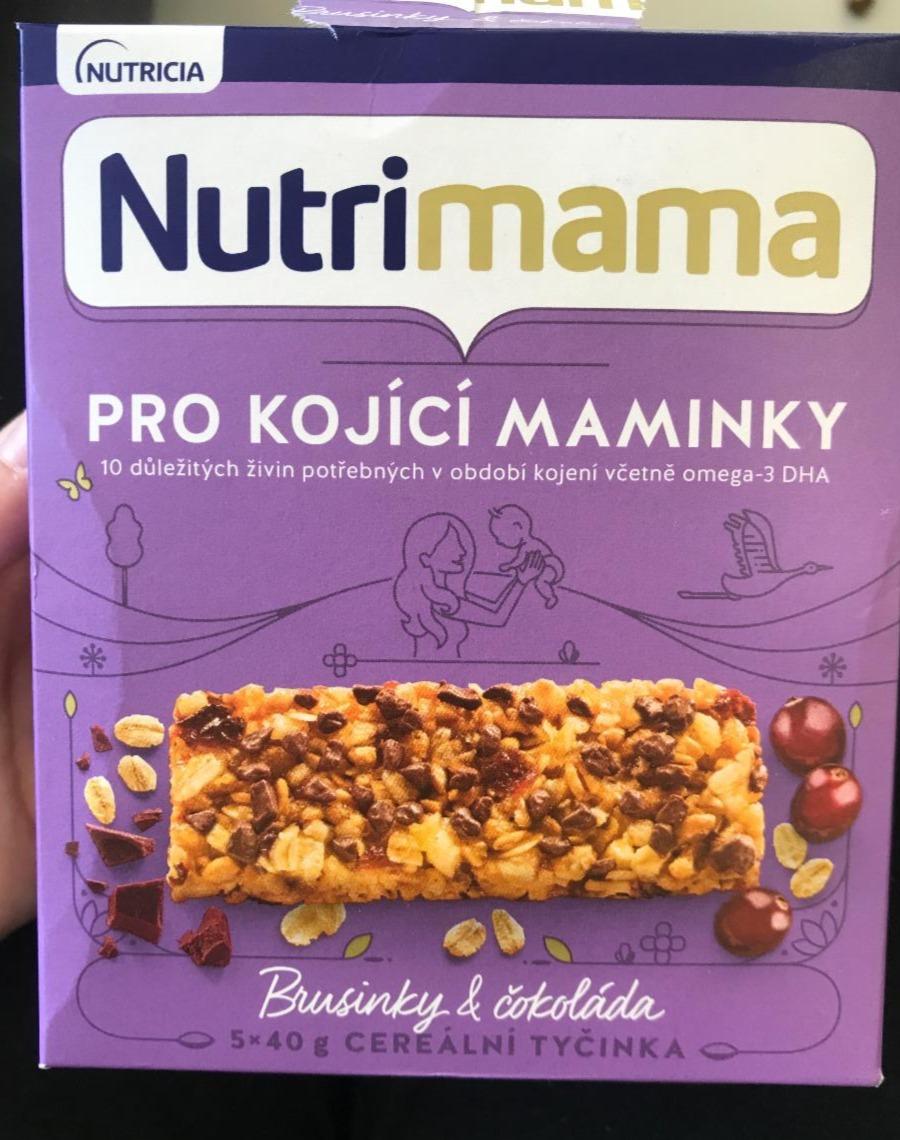 Fotografie - Nutrimama pro kojící maminky Brusinky & čokoláda Nutricia
