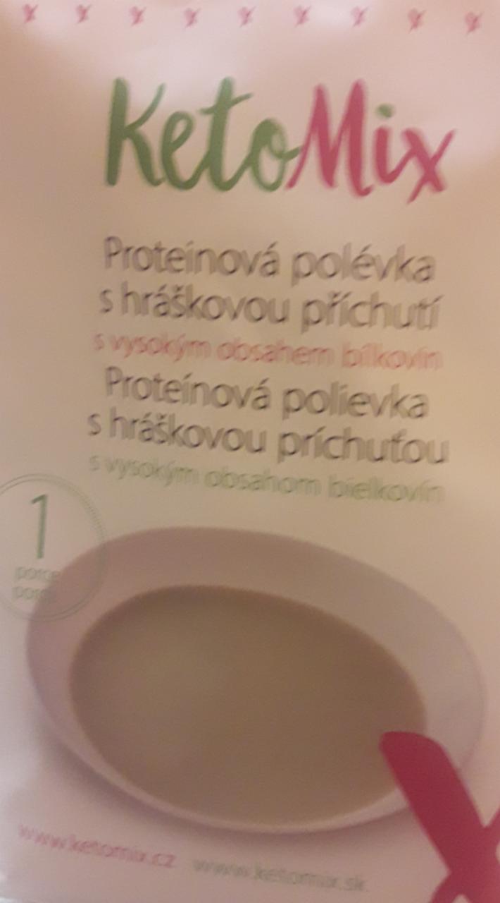 Fotografie - Proteínová polievka s hráškovou príchuťou KetoMix
