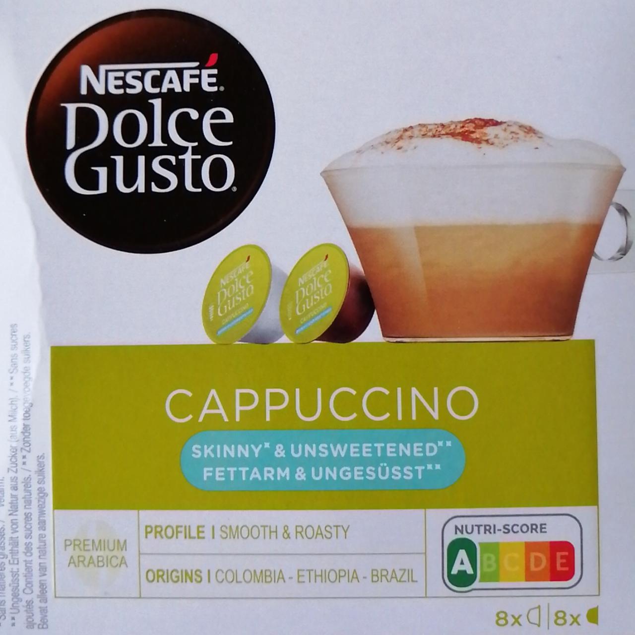 Fotografie - Cappuccino skinny & unsweetened Nescafé Dolce Gusto