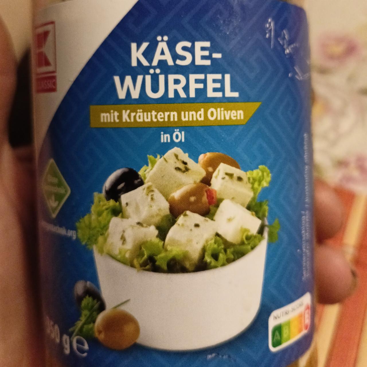 Fotografie - käse - würfel K-classic