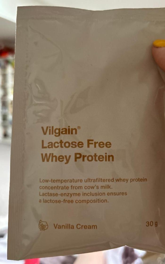 Fotografie - Lactose Free Whey Protein Vanilla Cream Vilgain