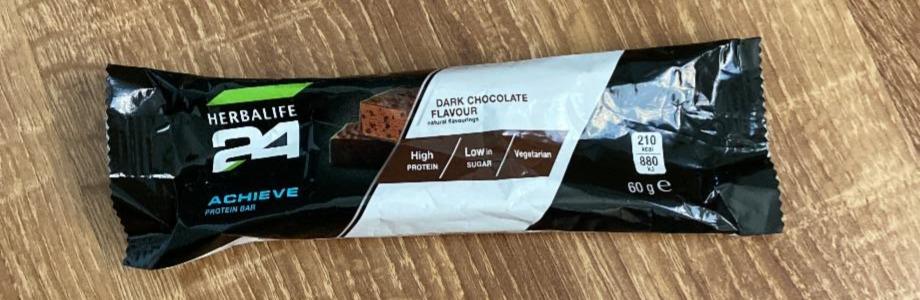 Fotografie - Achieve protein bar Dark chocolate Herbalife 24